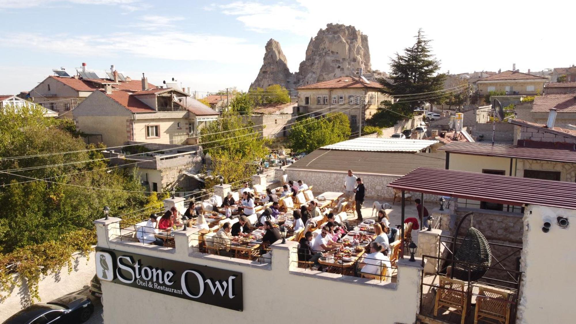 Stone Owl Otel & Restaurant Üçhisar Exterior foto