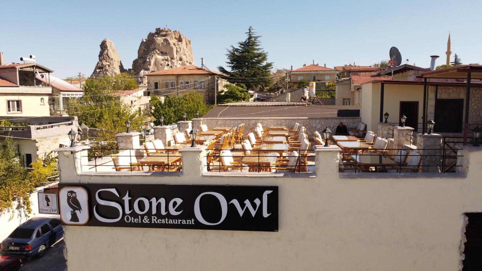 Stone Owl Otel & Restaurant Üçhisar Exterior foto